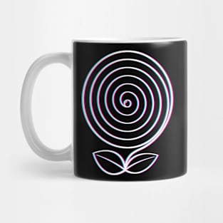 Spiral flower Mug